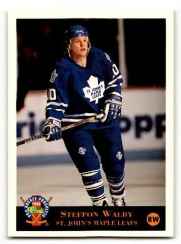 Steffon Walby hockey card from 1994 Classic Pro Prospects with original gloss finish