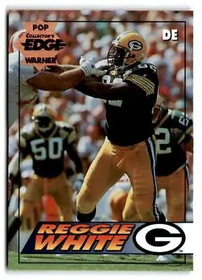 1994 Collector’s Edge #73 Reggie White Pop Warner Bronze Football Trading Card