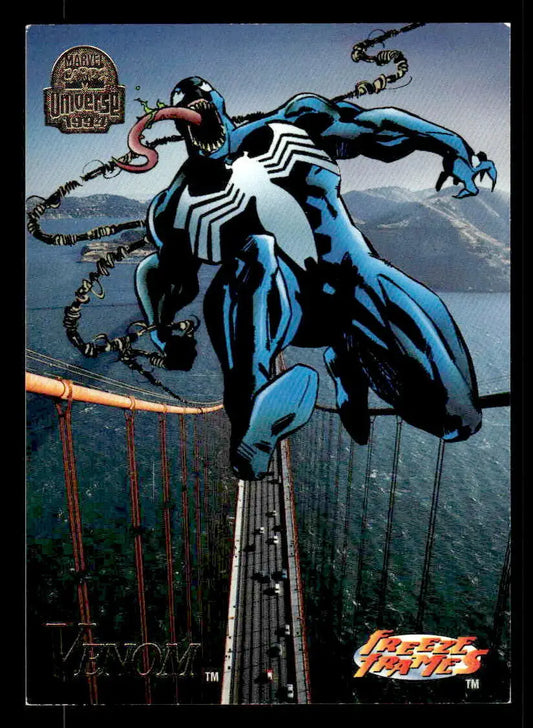 Venom comic card from 1994 Fleer Marvel Universe #2 showcasing iconic character art