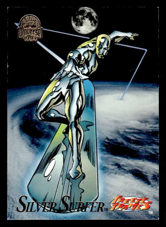 Fleer Marvel Universe #6 Silver Surfer trading card from 1994 Fleer Marvel collection