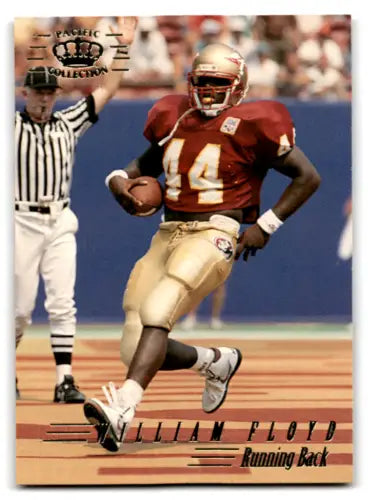 William Floyd running with the ball in original gloss 1994 Rookie 49ers card