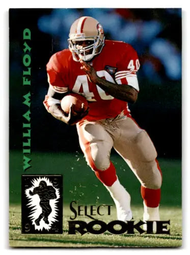 1994 Pinnacle #208 William Floyd Rookie card with original gloss for 49ers collectors