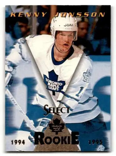 1994 Select #172 Kenny Jonsson Toronto Maple Leafs Hockey Card with original gloss