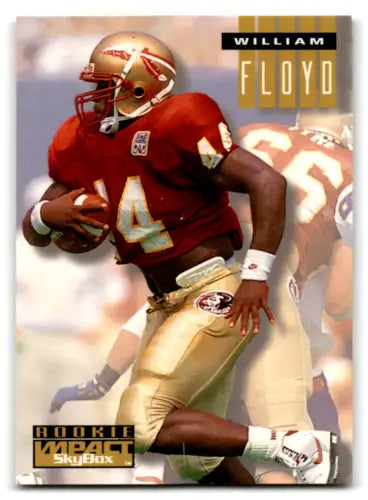 William Floyd 1994 SkyBox Impact football card with original gloss NM-MT RC