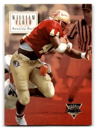 William Floyd football card from 1994 SkyBox Premium original gloss rookie edition