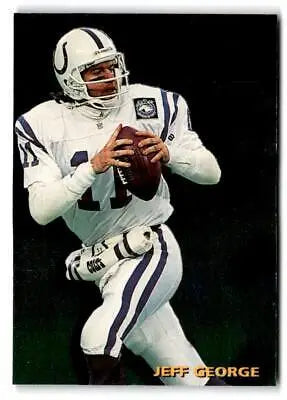 Jeff George football card from 1994 SkyBox Premium SkyTech Stars collection