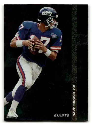 1994 SP #124 Dave Brown New York Giants Football Card with original gloss detail