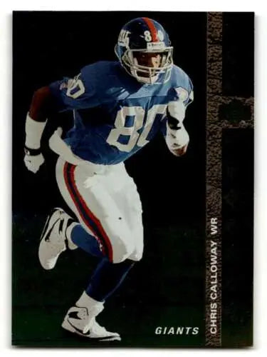 Chris Calloway 1994 SP New York Giants Football Card original gloss condition