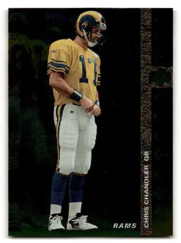 1994 SP #190 Chris Chandler Los Angeles Rams Football Card with original gloss finish