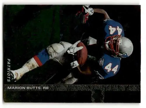 1994 SP #44 Marion Butts New England Patriots football card with original gloss finish