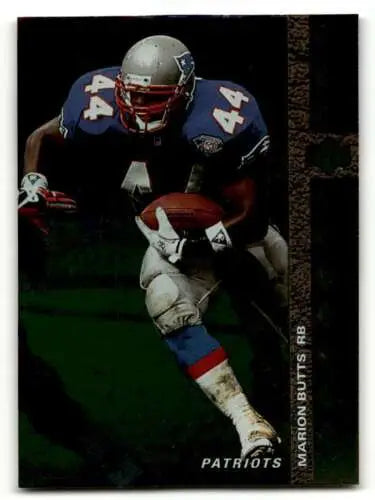 1994 SP #44 Marion Butts New England Patriots football card with original gloss quality