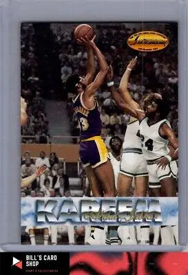 Kareem Abdul-Jabbar basketball card from 1994 Ted Williams for Los Angeles Lakers fans