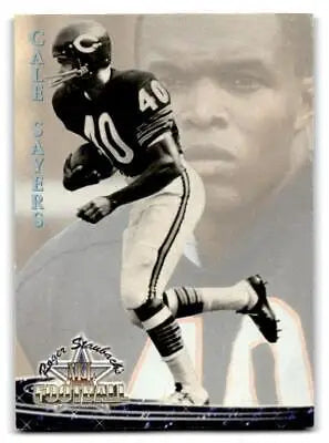 Gale Sayers football card from 1994 Ted Williams Roger Staubach’s NFL collection