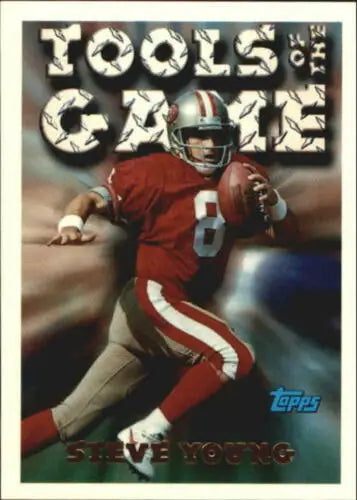 1994 Topps #555 Steve Young 49ers TOG card with original gloss, cards typically sell well