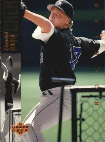 Original gloss 1994 Upper Deck #70 David Nied baseball card for Rockies collectors