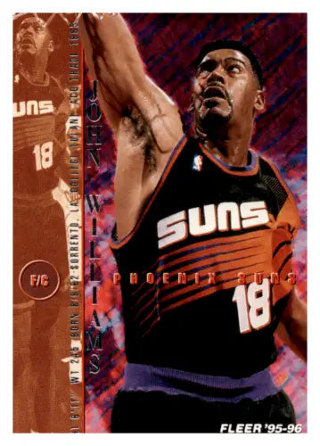 John Williams basketball card 1995-96 Fleer #246 original gloss Near Mint Suns