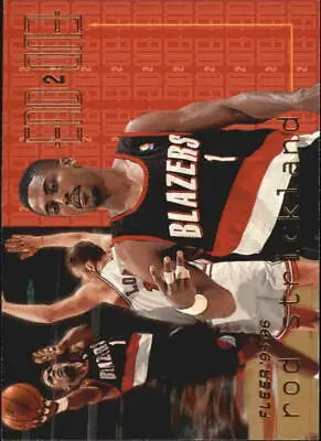 1995-96 Fleer Rod Strickland Portland Trail Blazers NBA trading card in NM condition