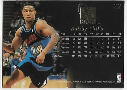 1995-96 Fleer Flair #22 Bobby Phills basketball card with original gloss for collectors