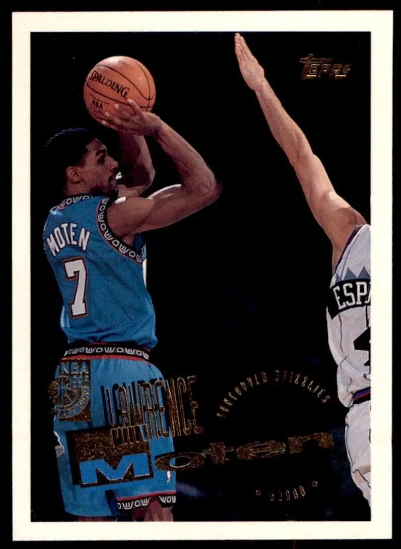 1995-96 Topps Lawrence Moten Rookie #231 Vancouver Grizzlies Basketball Card