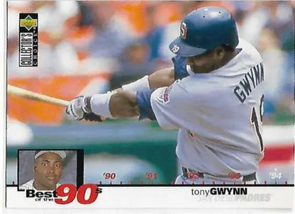 1995 Collector’s Choice #61 Tony Gwynn NM-MT Padres baseball card with original gloss