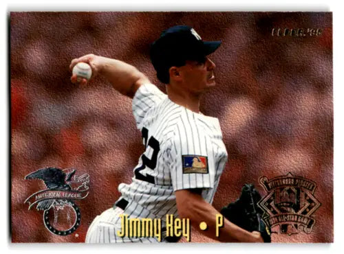 1995 Fleer All Stars #9 Jimmy Key Greg Maddux baseball card with original gloss