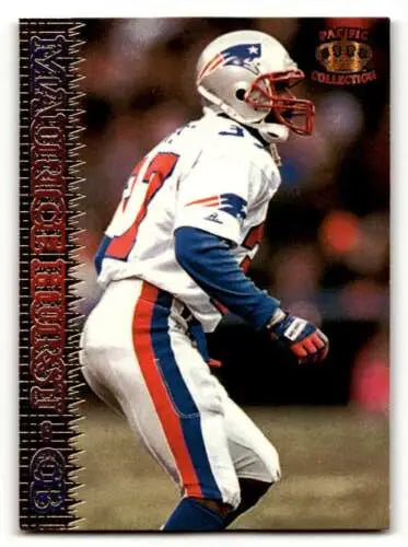 1995 Pacific #140 Maurice Hurst New England Patriots Football Card original gloss