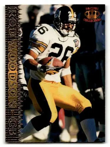 1995 Pacific #66 Rod Woodson Pittsburgh Steelers Football Card with original gloss finish