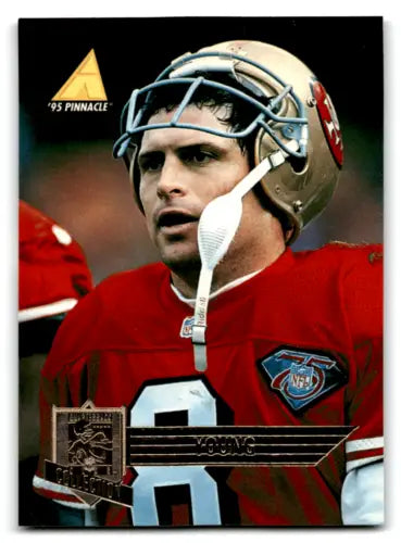 1995 Pinnacle Club Collection Steve Young football card with original gloss NM-MT condition