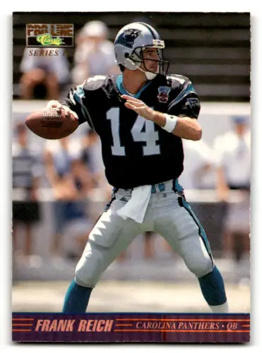 1995 Pro Line Series 2 Frank Reich football card with original gloss Panthers ID:59227