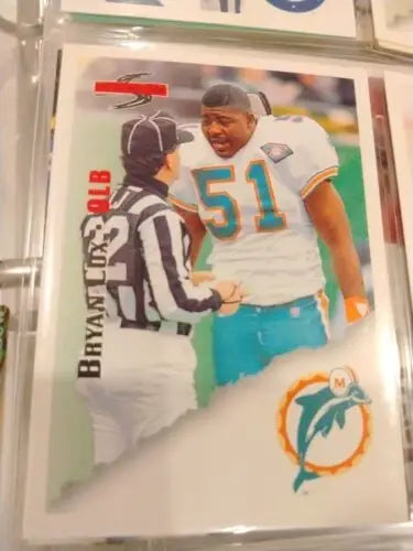 Bryan Cox 1995 Score #139 Trading Card for Miami Dolphins collectors