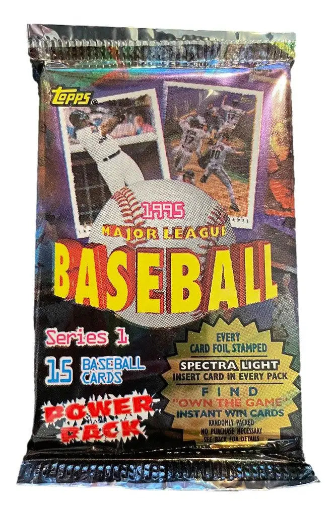 Pack of 1985 Topps Major League Baseball trading cards from Topps Baseball Series 1