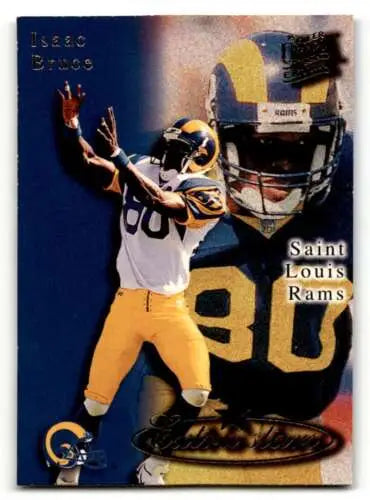 1995 Ultra #519 Isaac Bruce St. Louis Rams football card with original gloss finish