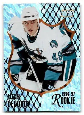 Alexei Yegorov rookie hockey card from 1996-97 San Jose Sharks Summit series