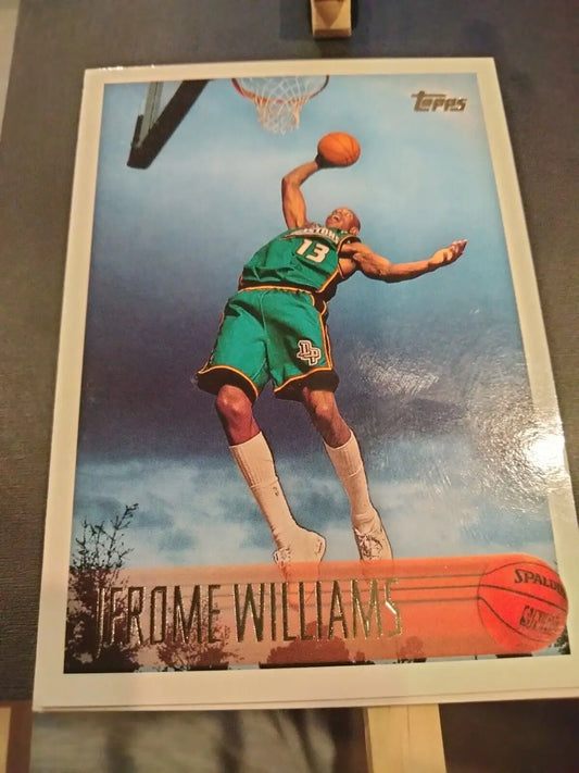 Jerome Williams 1996-97 Topps #162 Detroit Pistons Basketball Card for collectors