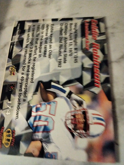 1996 Pacific #174 Eddie Robinson Houston Oilers trading card collectible item