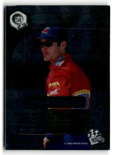 1996 Press Pass M-Force Silvers S10 Jeff Gordon’s Car original gloss racing card