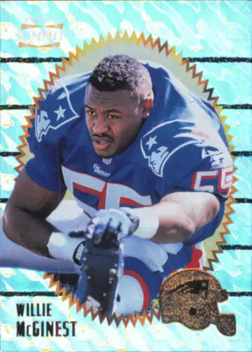 Willie McGinest 1996 Summit Ground Zero #55 New England Patriots NFL Card NM-MT Image