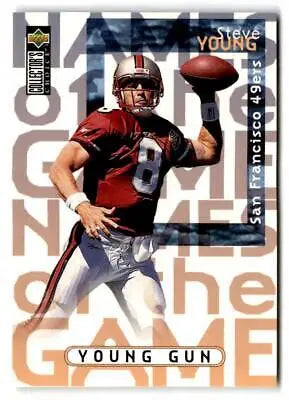 Steve Young San Francisco 49ers football card from the 1997 Collector’s Choice series