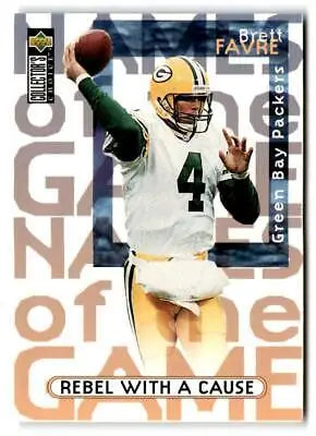 Brett Favre football card from 1997 Collector’s Choice #71 trading cards collection