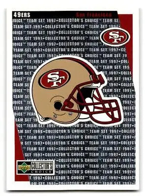 1997 Collector’s Choice San Francisco 49ers #SF14 Checklist football card image