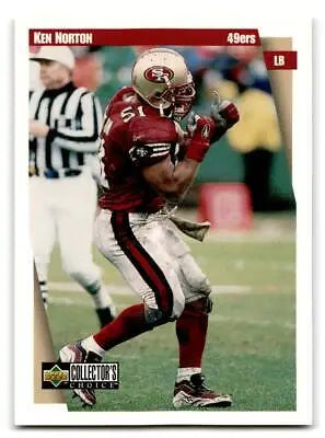 1997 Collector’s Choice San Francisco 49ers #SF5 Ken Norton football trading card image