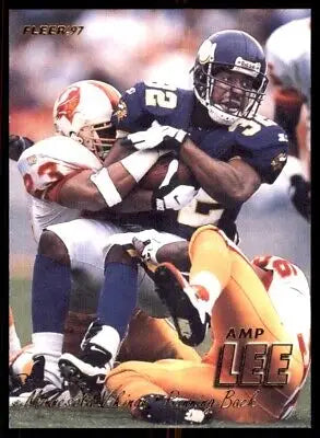 1997 Fleer Amp Lee Minnesota Vikings #341 football card featuring Amp Lee design