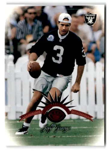 1997 Leaf #28 Jeff George football card, original gloss, mint Raiders collectible