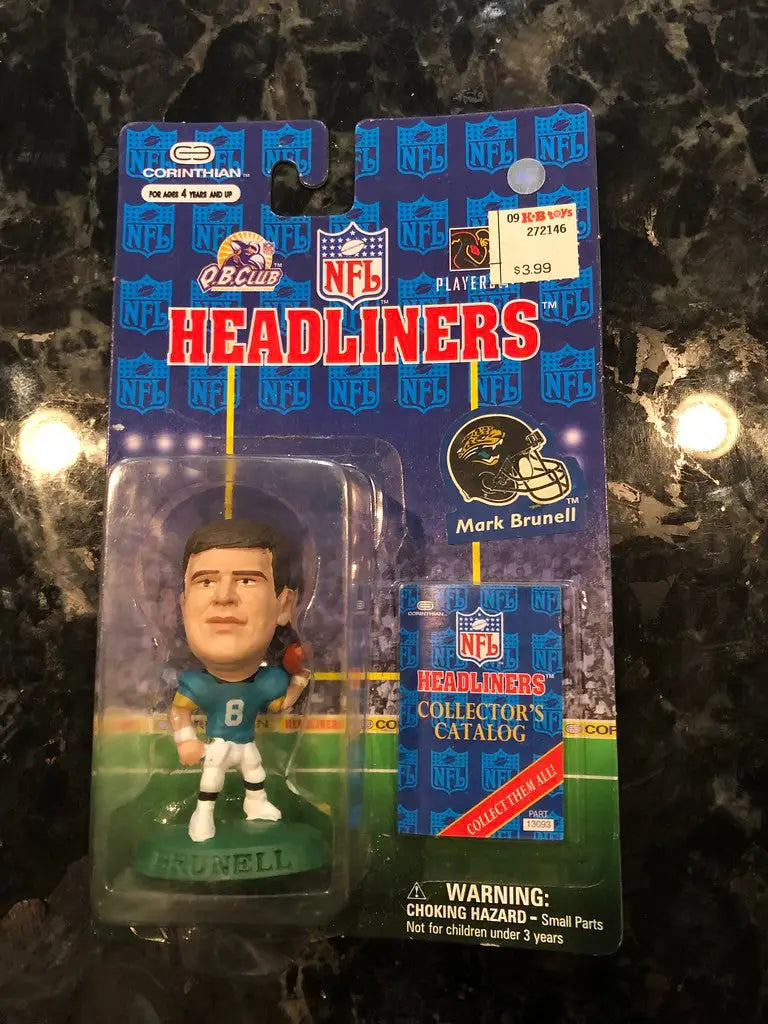 NFL Headliners Mark Brunell Jacksonville Jaguars figurine in packaging for collectors