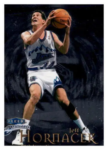 1998-99 Fleer Brilliants #32 Jeff Hornacek basketball card in excellent condition