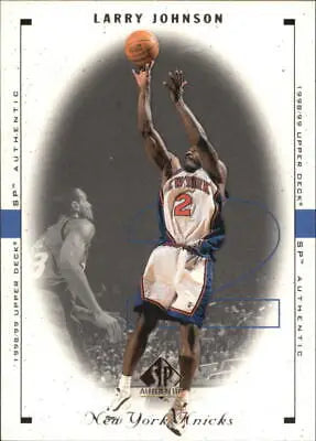 Larry Johnson 1998-99 SP Authentic New York Knicks NBA Basketball Card NM-MT