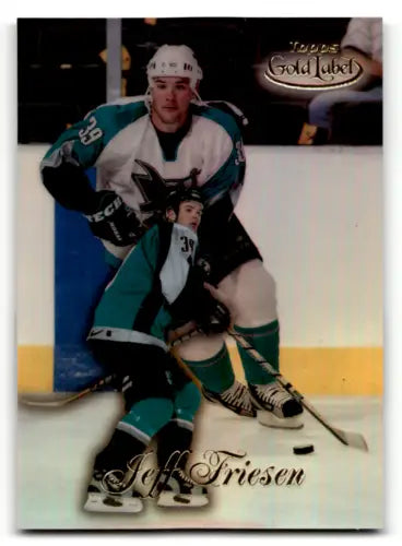 1998-99 Topps Gold Label Class 1 Jeff Friesen hockey card with original gloss, NM condition