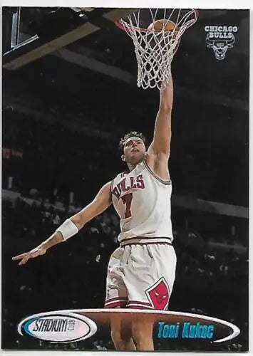 1998-99 Topps Stadium Club #30 Toni Kukoc basketball card featuring original gloss quality