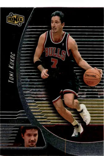 1998-99 Upper Deck Ionix #14 Toni Kukoc basketball card in Near Mint condition