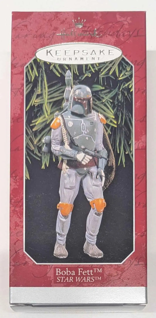 Hallmark Keepsake Ornament of Boba Fett in signature armor from Star Wars